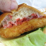 チキン梅じそバーガー：志津屋
