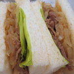 神戸牛すき焼きサンド：ルビアン阪神百貨店