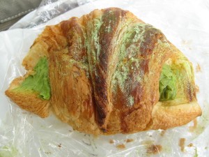 抹茶のクロワッサンコルネ：パネッテリアオークラ
