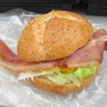 カリカリベーコンとカボチャ：カンテグランデベーカリー