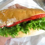 チキンサラダのパニーニ：志津屋三条店