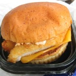 フィッシュバーガーオーロラソース：志津屋三条店