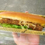 パンと穴子と野菜のサンド：創作工房プランタン