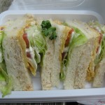 たまご焼とトマトのサンド：eze bleu