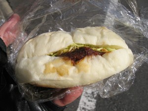 白ぱんサンド（みそかつ）：かめや