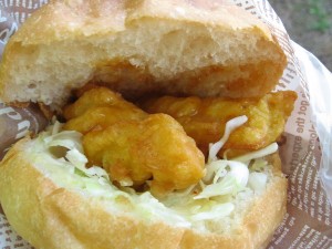 匠バーガー鶏天柚子風味南蛮ソース：ボナペティ