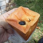 ほうじ茶と黒豆のクリームパン：ベーカリーみやぱん
