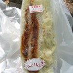 トンカツとポテトサラダのサンド：eze bleu