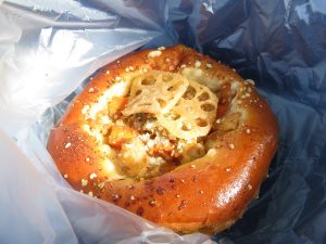 シャキシャキ蓮根と鶏そぼろ：ブリアン