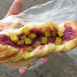 沖縄紅いも餡のデニッシュ：小麦の郷ライフ伏見深草店