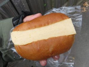 だし巻き卵のサンドイッチ：しろはとベーカリー