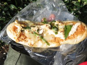 蒸し鶏のタルティーヌ：パネッテリアオークラ