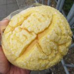 黄金色のメープルメロンパン：小麦の郷ライフ伏見深草店