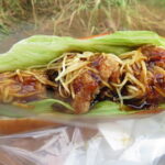 黒酢あんチキンサンド：テクノパン