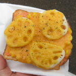 レンコンと明太子のクロックムッシュ：coboto bakery