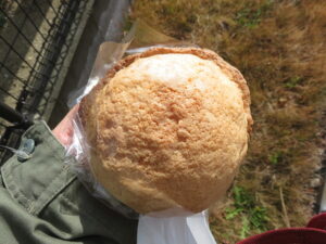 焦がしバターのメロンパン：ブーランジェリーハンナ
