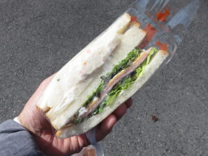 ハムチーズとツナポテトサラダのサンド:シャンテー